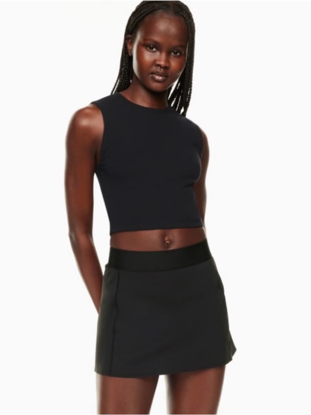 NWOT Aritzia Black Women's TnAction
TNASLICK™ COURT MICRO SKIRT Skort, XS